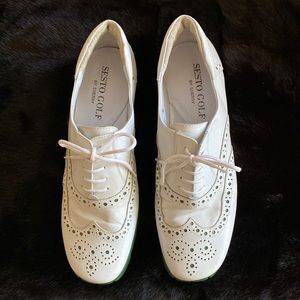 Classic ladies Italian leather golf shoes